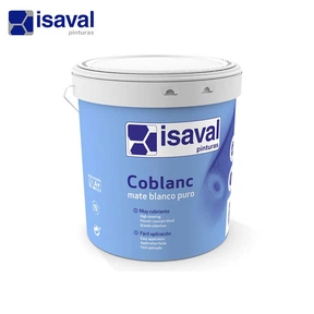 Акриловая краска белоснежная белизна ISAVAL COBLANC 1 л