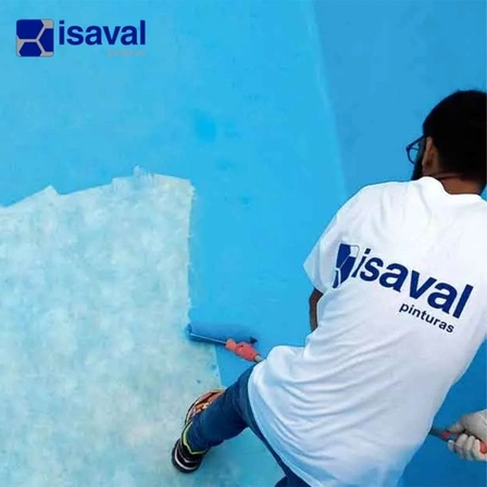 Краска акриловая для бассейнов Isaval Piscinas Acrilica