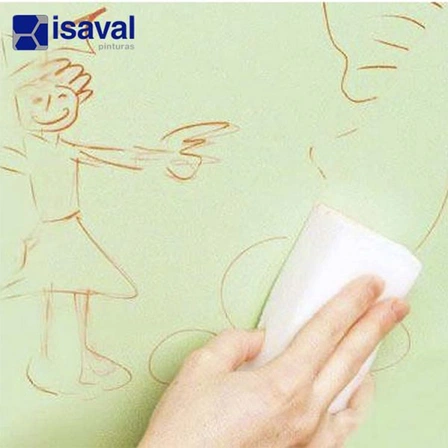 Акриловая, матовая супермоющаяся краска ISAVAL ISACLEAN 1 л