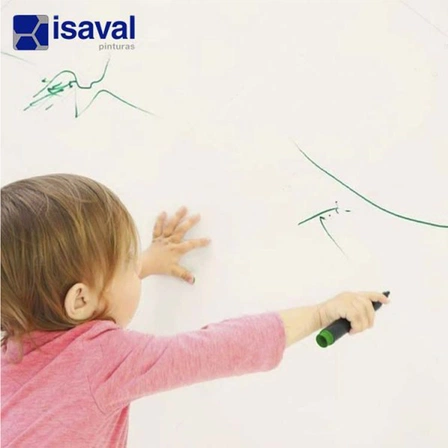 Акриловая, матовая супермоющаяся краска ISAVAL ISACLEAN 1 л