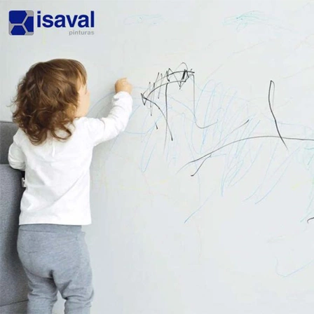 Акриловая, матовая супермоющаяся краска ISAVAL ISACLEAN 1 л